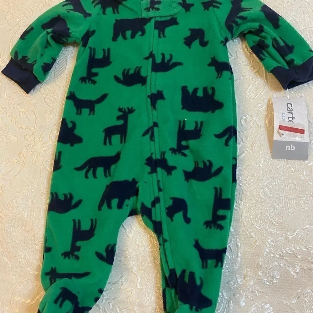 🎉Carter’s  baby boy zippered jumpsuits bodysuit